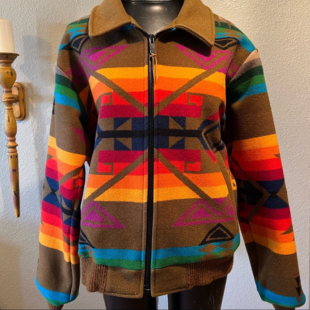 AMAZING Vintage Pendleton Wool Bomber Jacket